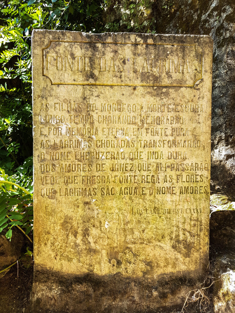 Quinta das Lágrimas Coimbra Lusíadas Camões